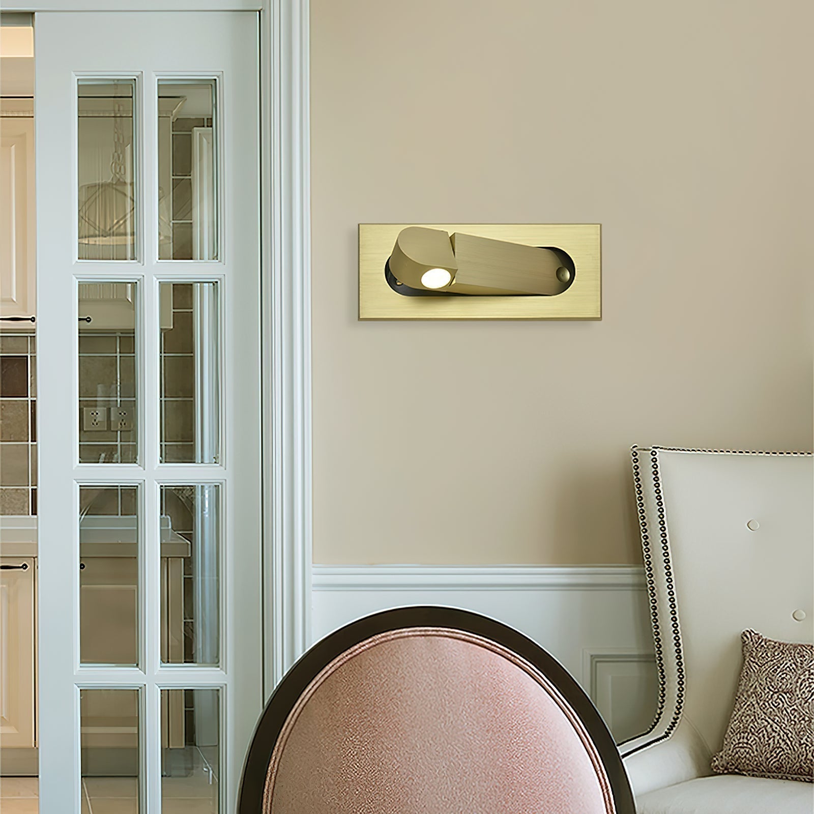 Elyra | Modern LED Bedside Wall Lamp With Ambient Backlight