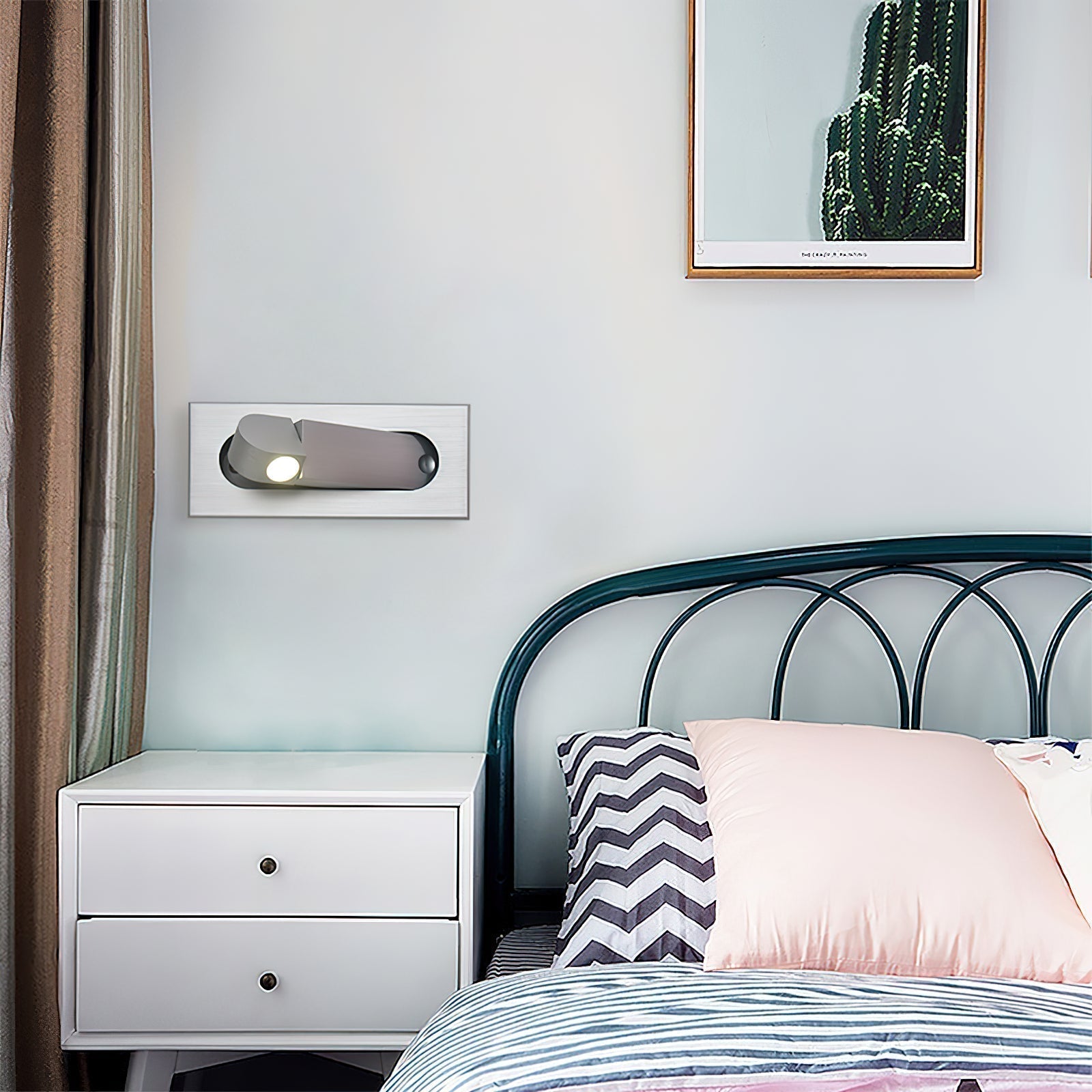 Elyra | Modern LED Bedside Wall Lamp With Ambient Backlight