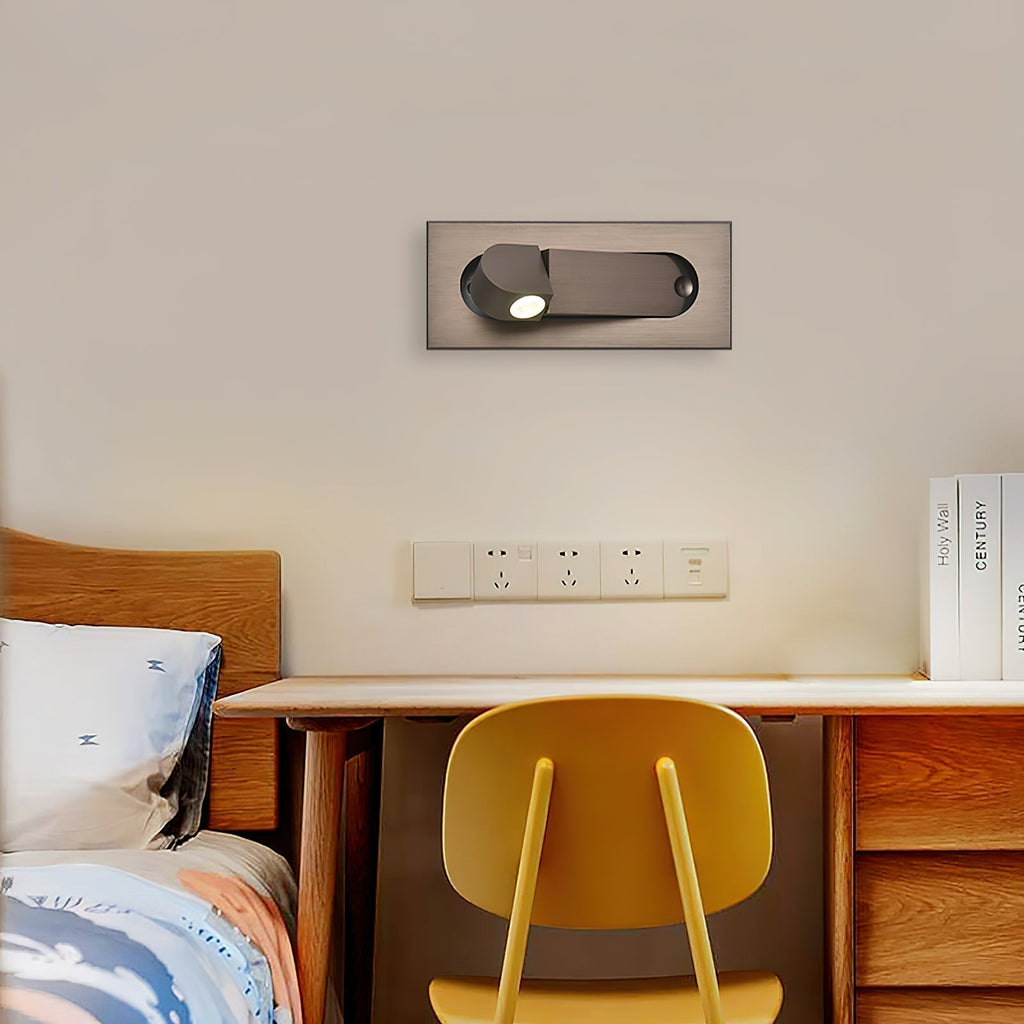 Elyra | Modern LED Bedside Wall Lamp With Ambient Backlight