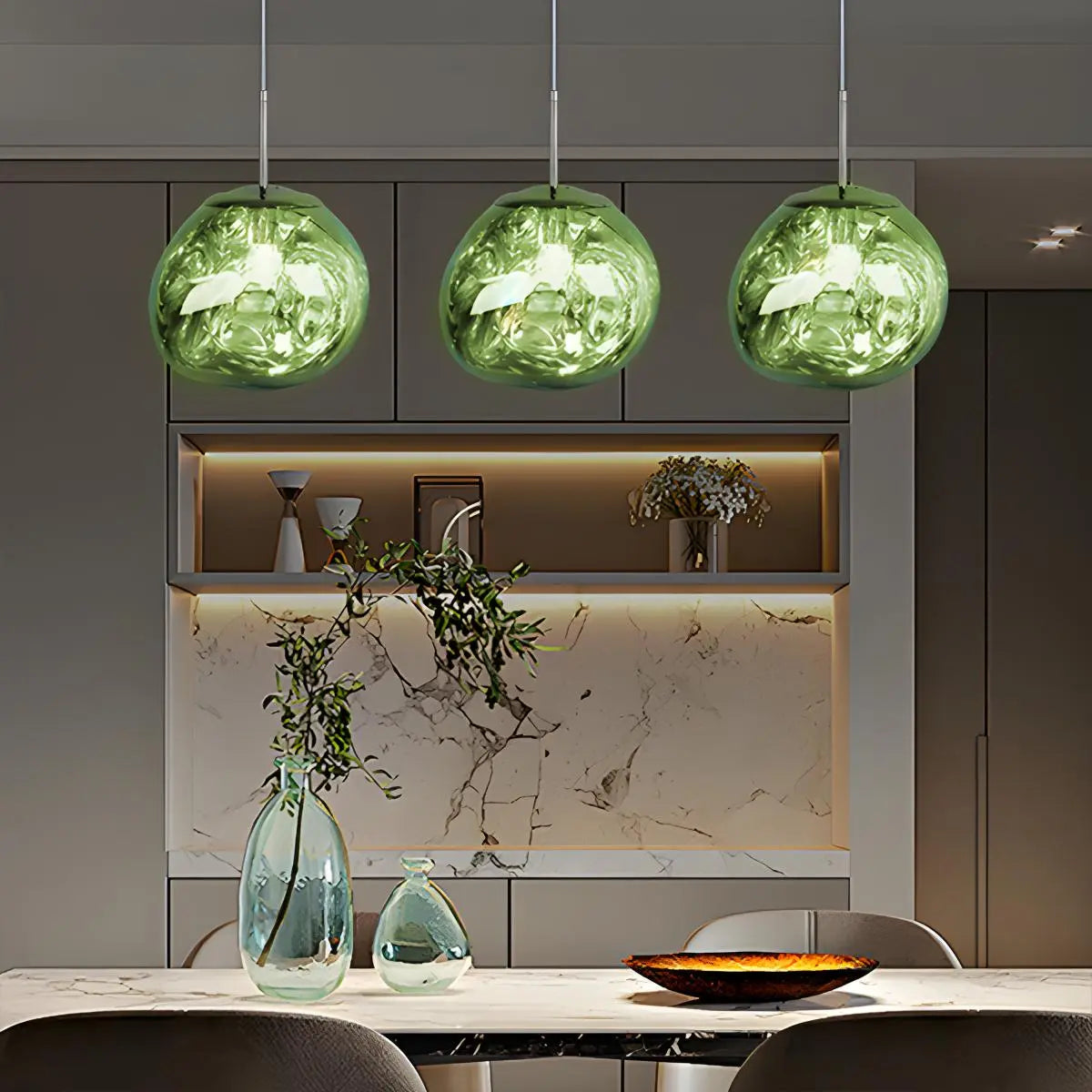 Lampă suspendată Lux Lava Flow pentru sufragerie, cu design modern | Ventumra