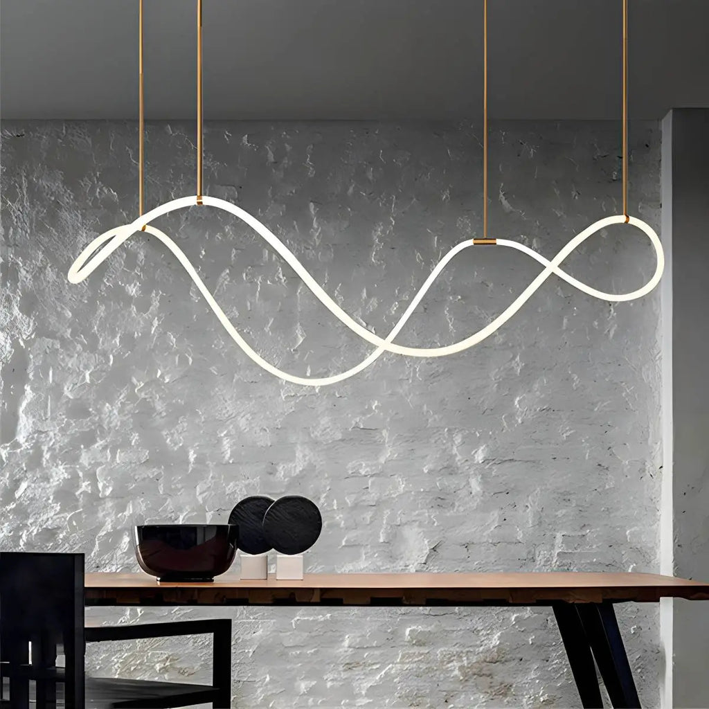 Lampada a sospensione con cavo lungo per sala da pranzo, moderna lampada LED | Ventumra