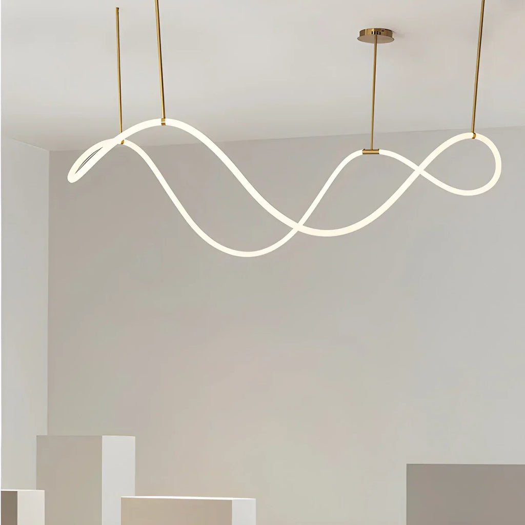 Lampada a sospensione con cavo lungo per sala da pranzo, moderna lampada LED | Ventumra