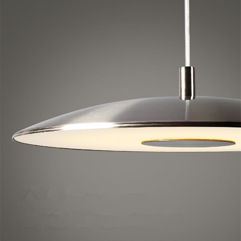 Nordic Style LED Pendant Light in Iron and Nickel Finish