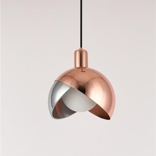 Aurela Modern Pendant Light With Adjustable Height In Metal and Glass