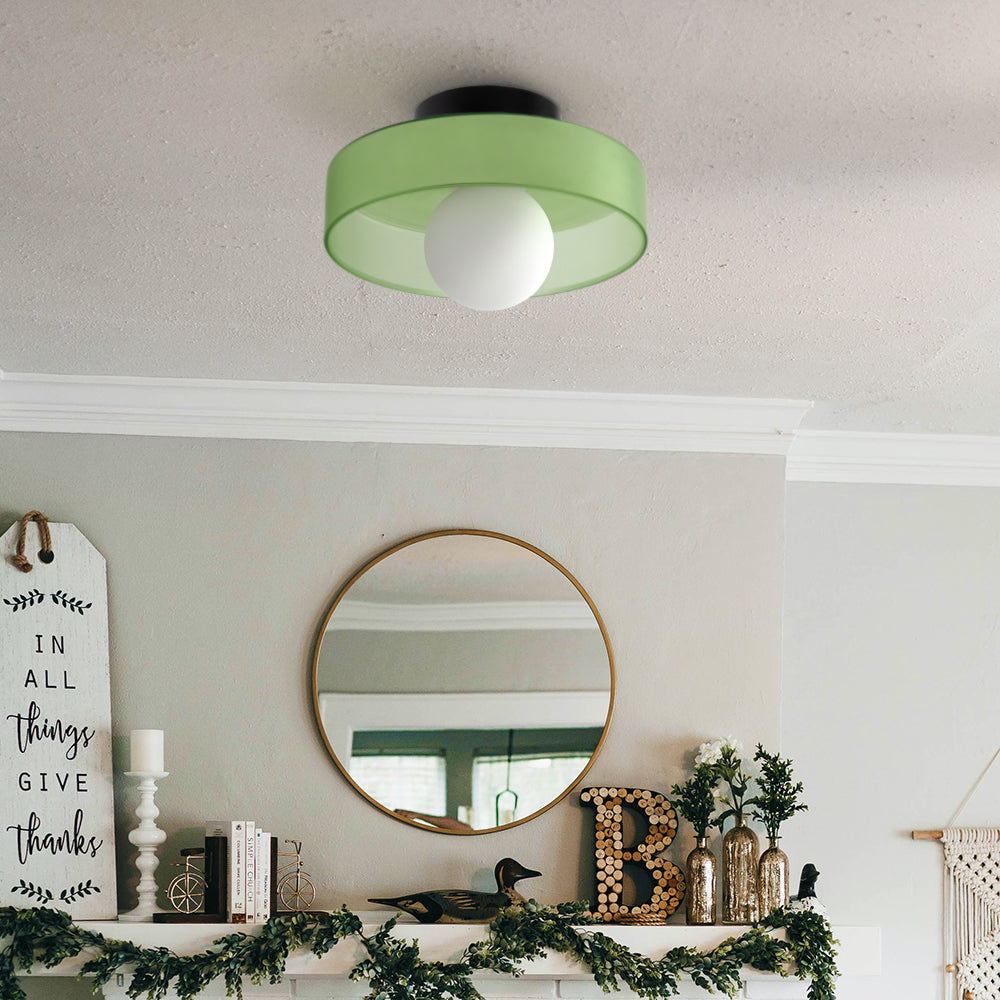 Luma Round Glass Lamp For Modern Home Elegant Interiors