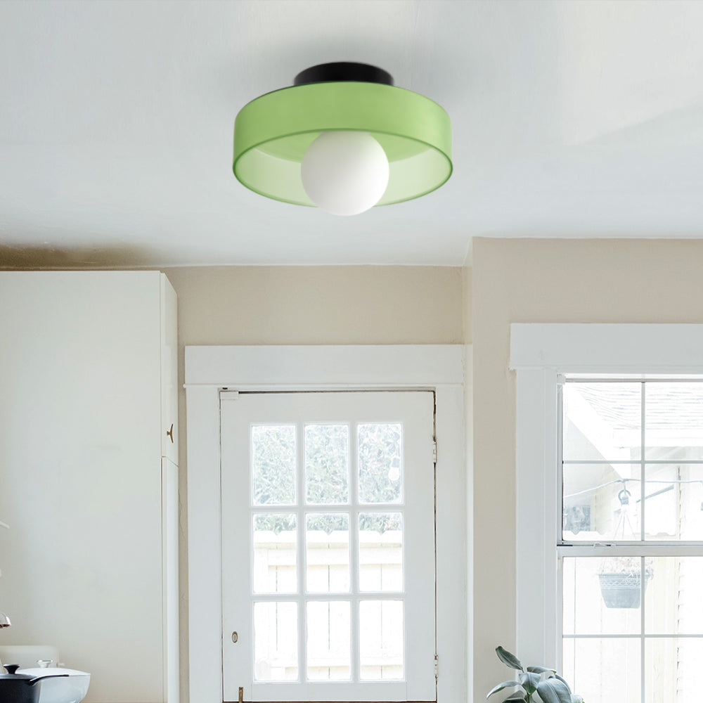 Luma Round Glass Lamp For Modern Home Elegant Interiors