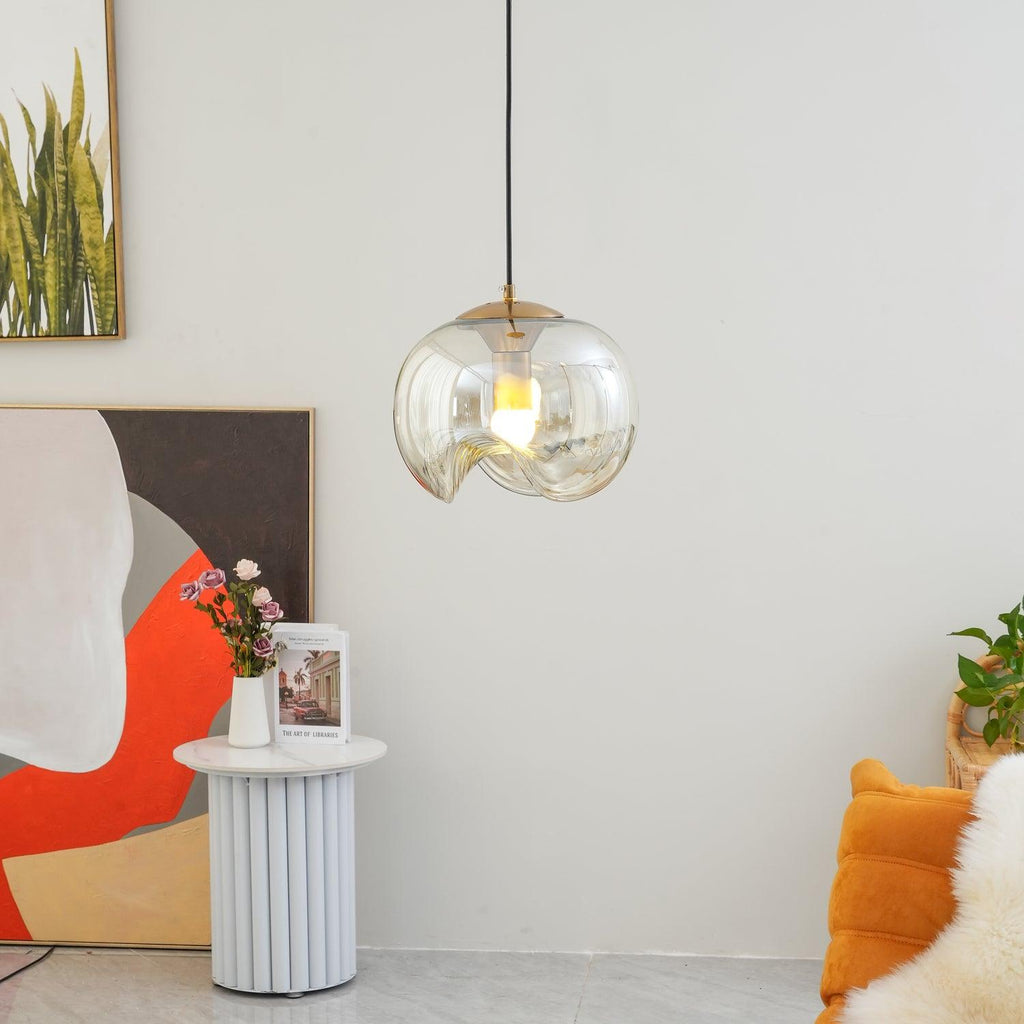 AzureWeave Wave Pendant Light For Living Rooms LED Fixture