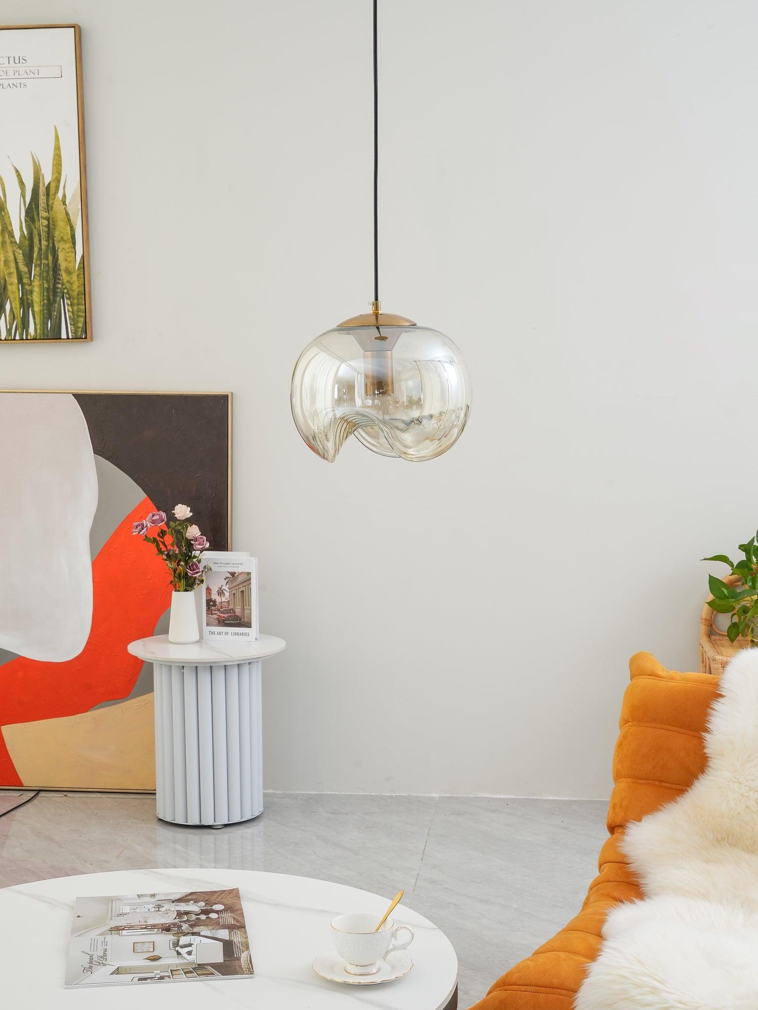 AzureWeave Wave Pendant Light For Living Rooms LED Fixture