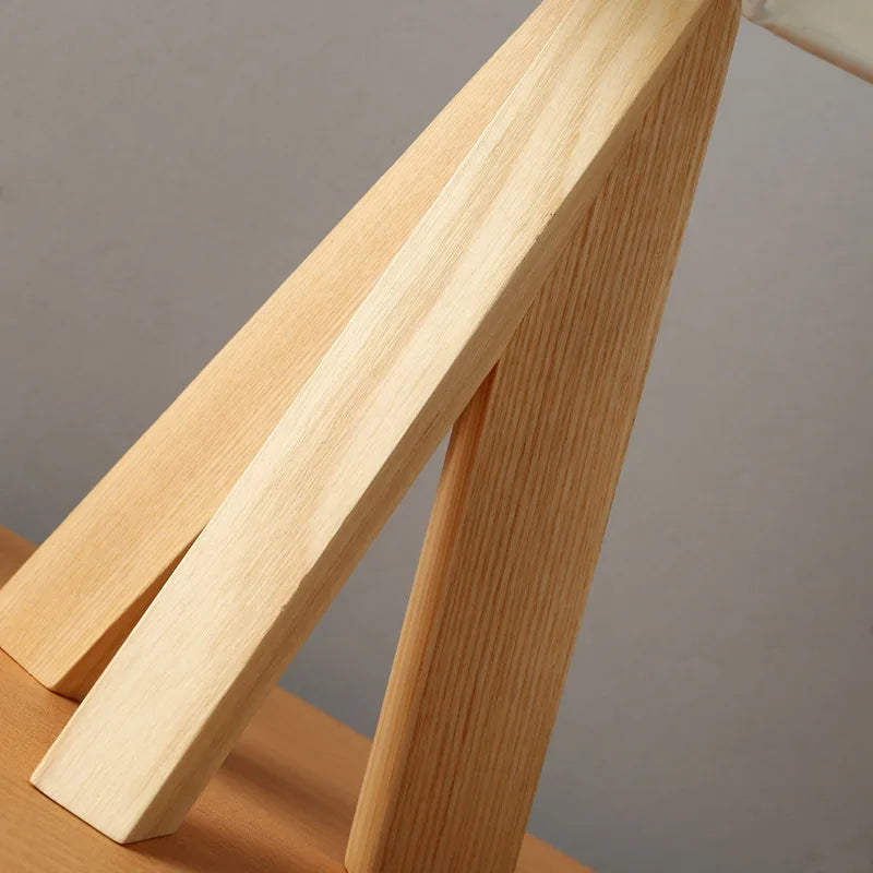 ArborGlow Modern Wooden Table Lamp for Living Room Accent