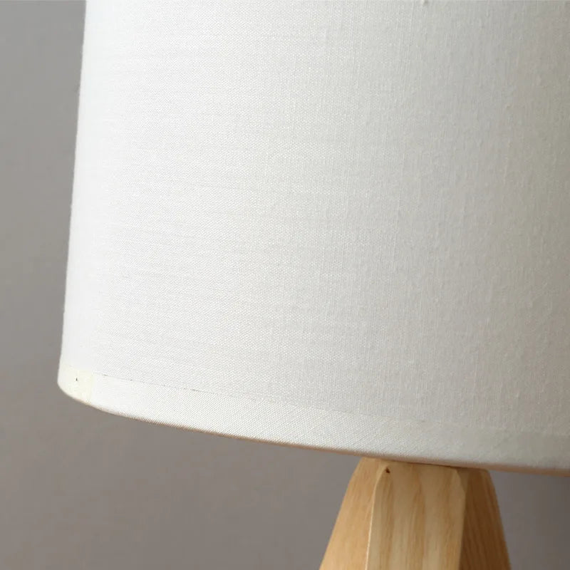 ArborGlow Modern Wooden Table Lamp for Living Room Accent