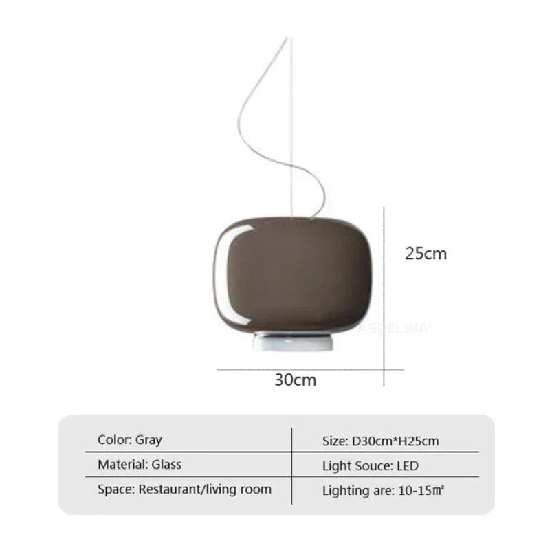 AeroLux Glass Pendant Lights for Modern Living Spaces
