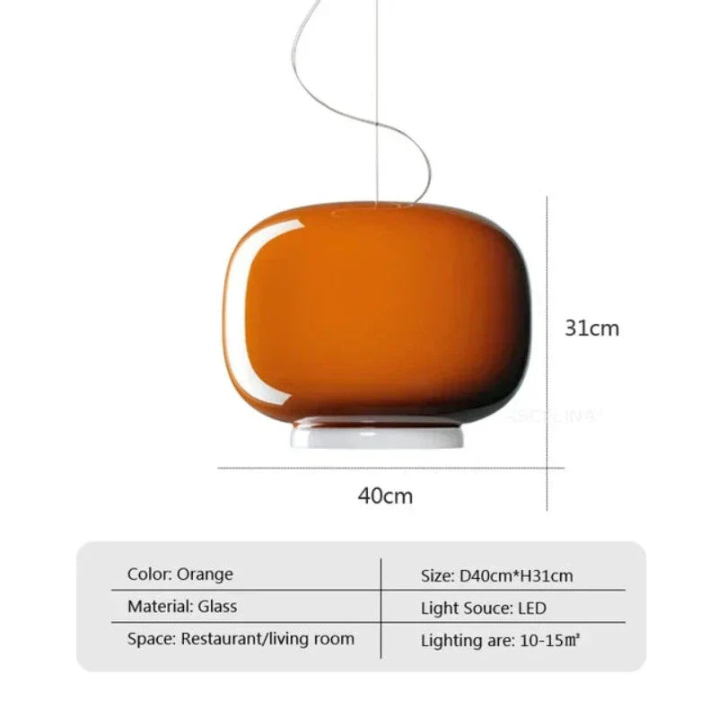 AeroLux Glass Pendant Lights for Modern Living Spaces