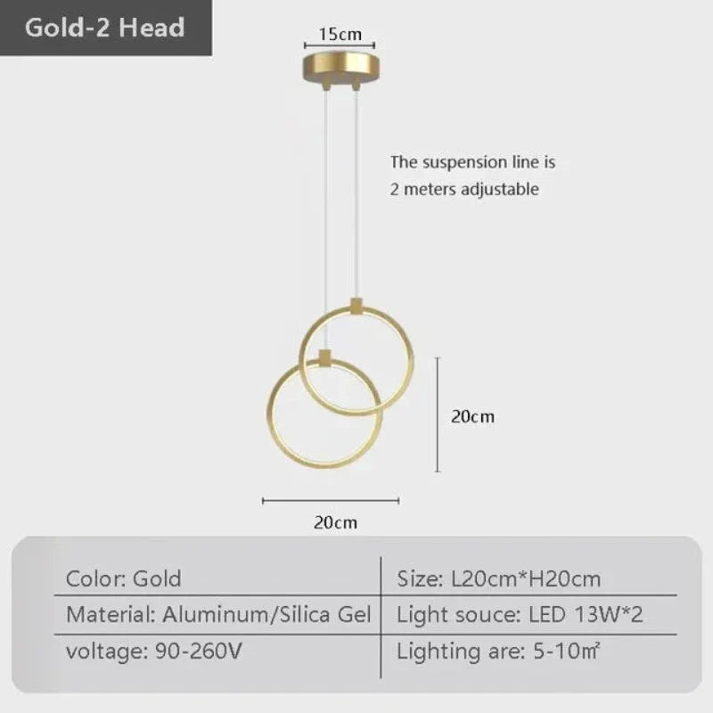 LuminaHaven Modern Pendant Lights for Dining Spaces