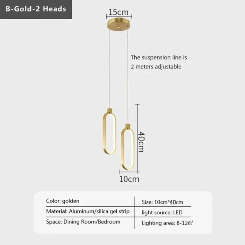 LuminaHaven Modern Pendant Lights for Dining Spaces