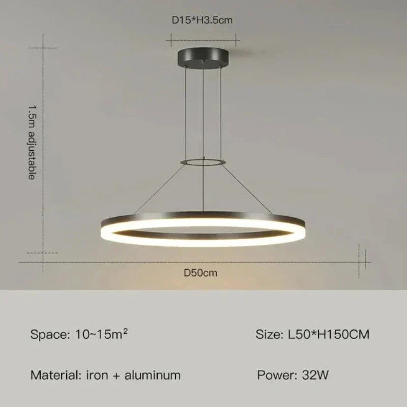 AstraLume Slim Pendant Lamp For Modern Interiors And Style