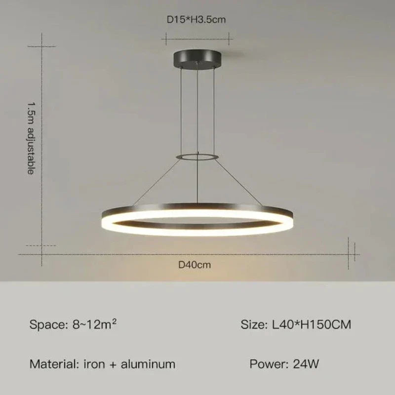 AstraLume Slim Pendant Lamp For Modern Interiors And Style