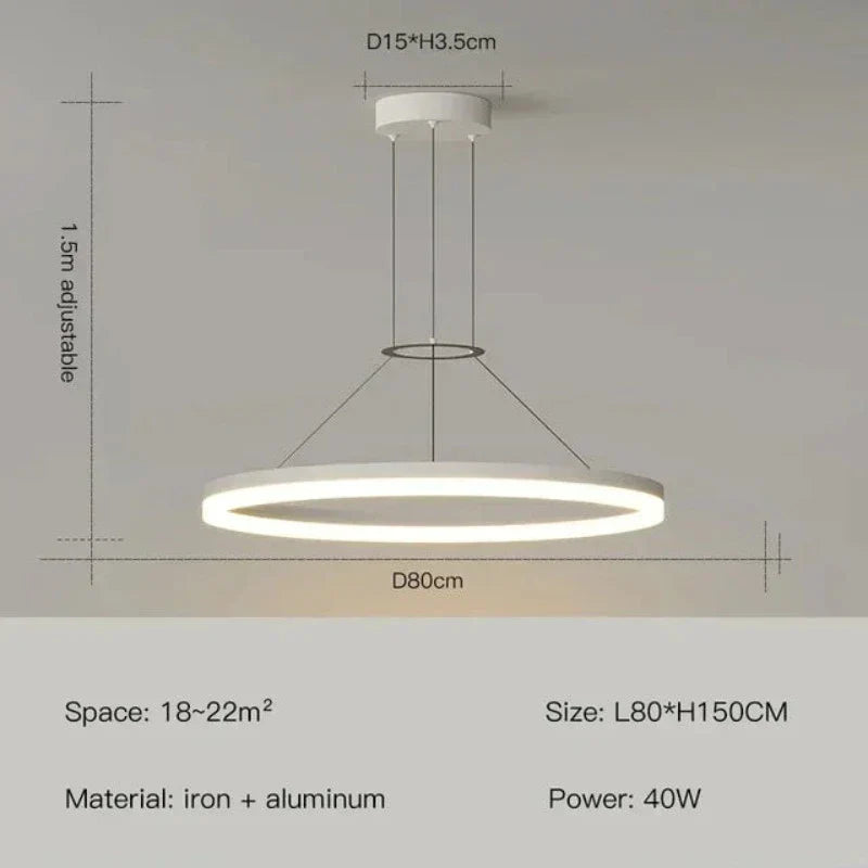 AstraLume Slim Pendant Lamp For Modern Interiors And Style