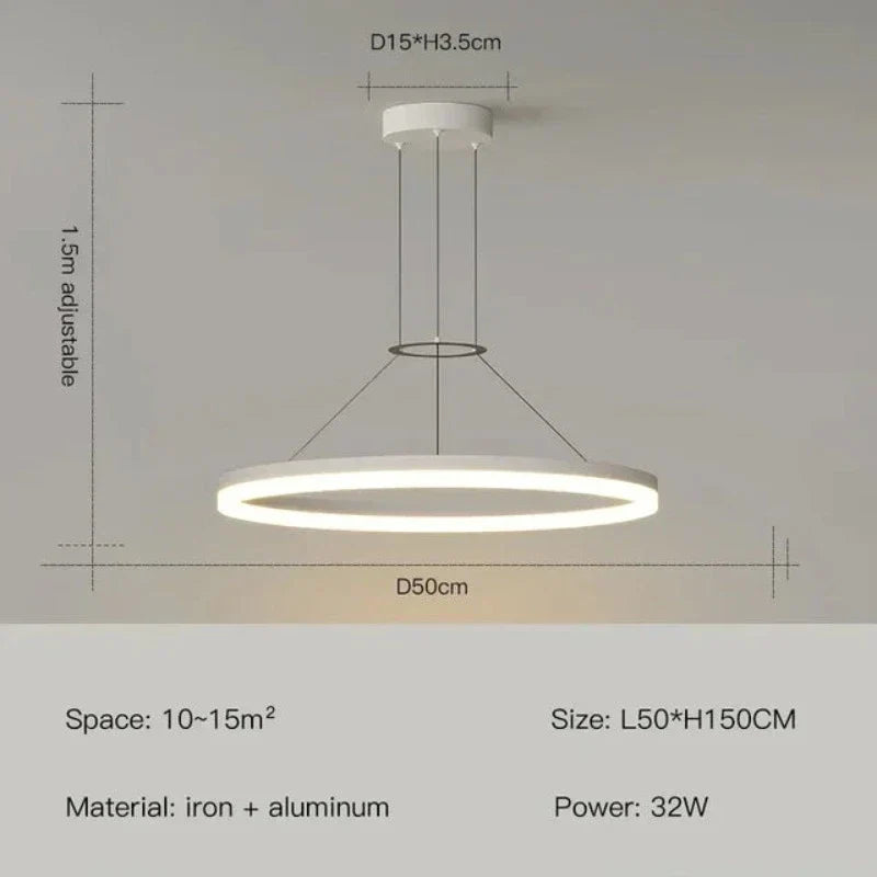AstraLume Slim Pendant Lamp For Modern Interiors And Style