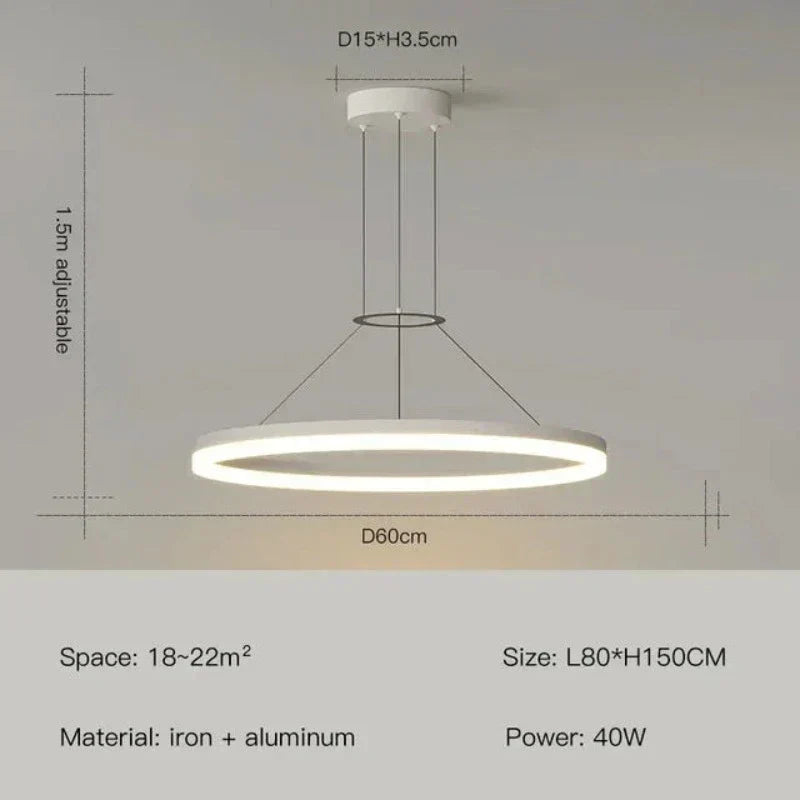 AstraLume Slim Pendant Lamp For Modern Interiors And Style