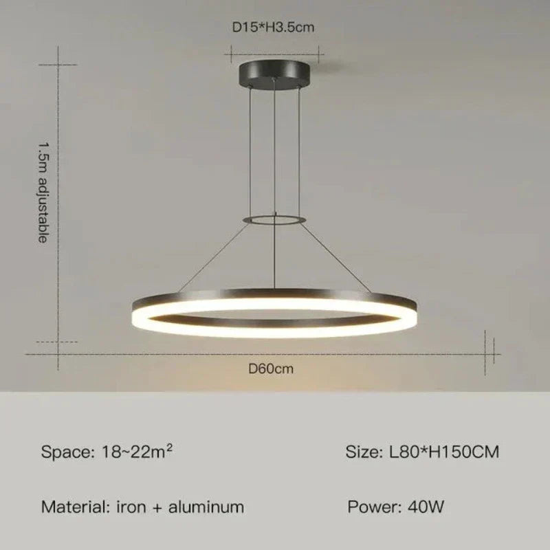 AstraLume Slim Pendant Lamp For Modern Interiors And Style