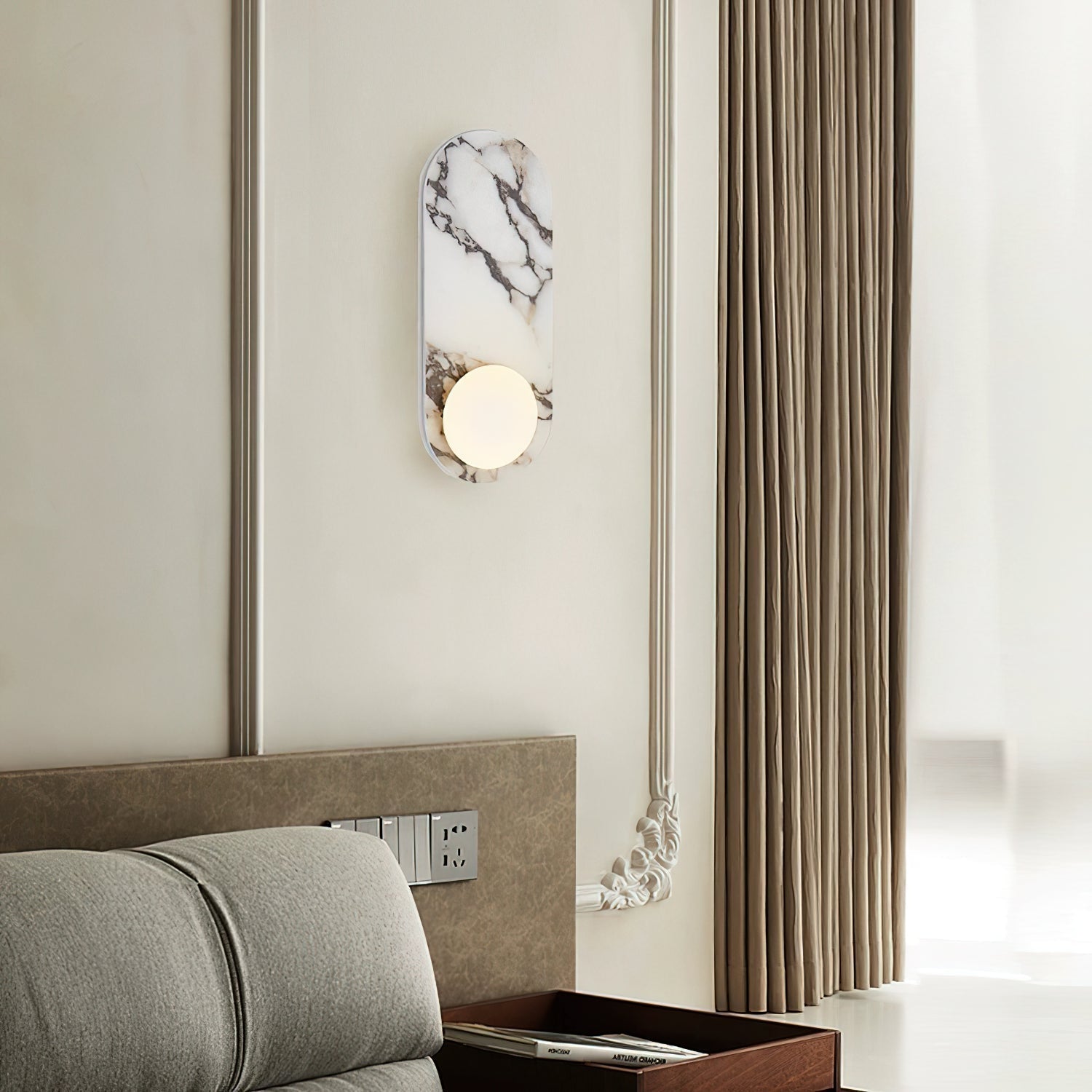 Domil Marble Wall Lamp | ventumra