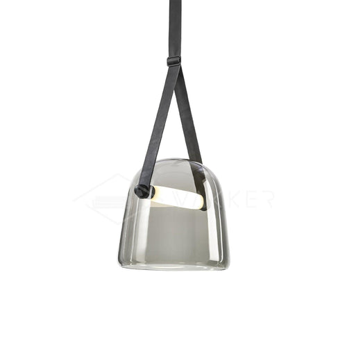 Aurelia Minimalist Glass and Metal LED Pendant Light