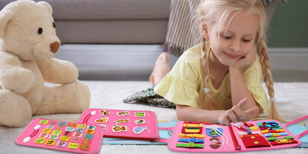 Montessori Activity Board — Improved Interactive Learning Toy