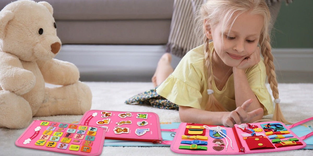 Montessori Activity Board — Improved Interactive Learning Toy