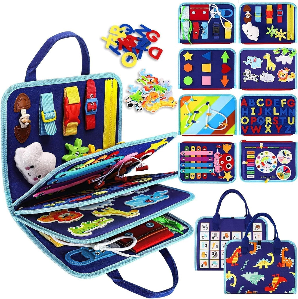 Montessori Activity Board — Improved Interactive Learning Toy