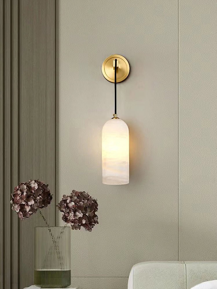 Vaelara Pendant Alabaster Wall Light | ventumra