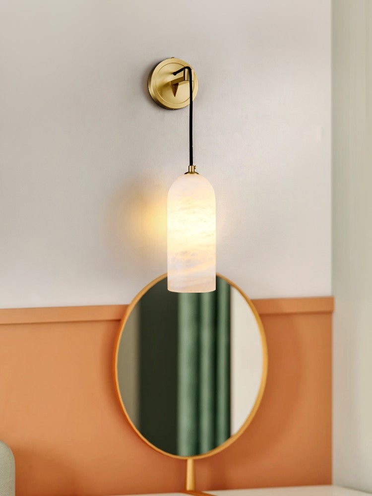 Vaelara Pendant Alabaster Wall Light | ventumra