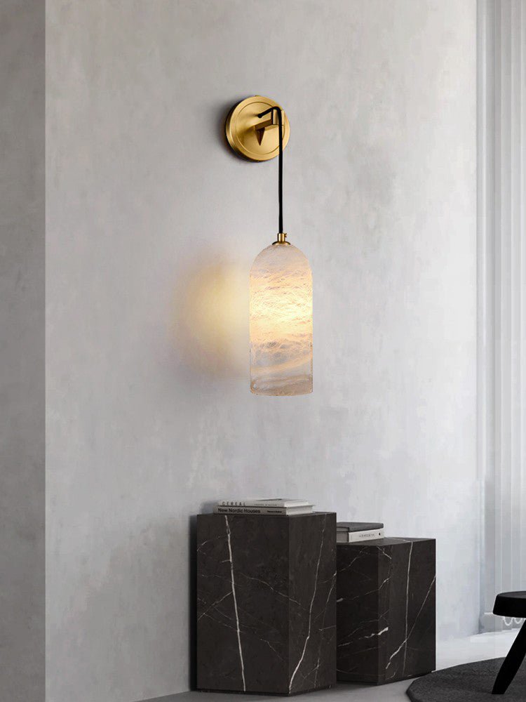 Vaelara Pendant Alabaster Wall Light | ventumra