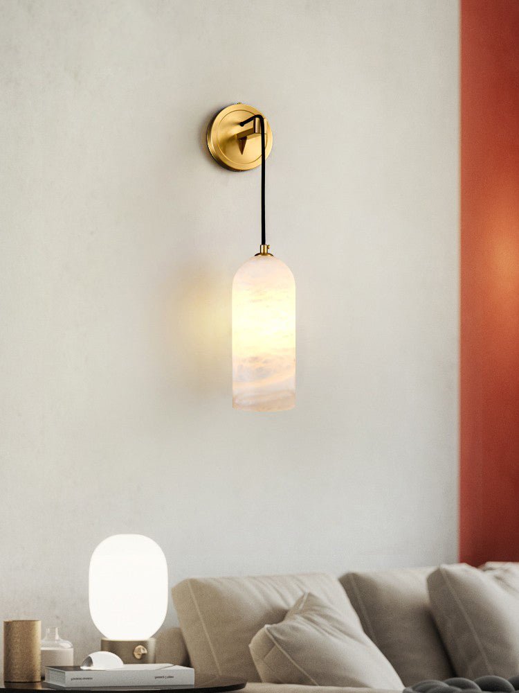 Vaelara Pendant Alabaster Wall Light | ventumra