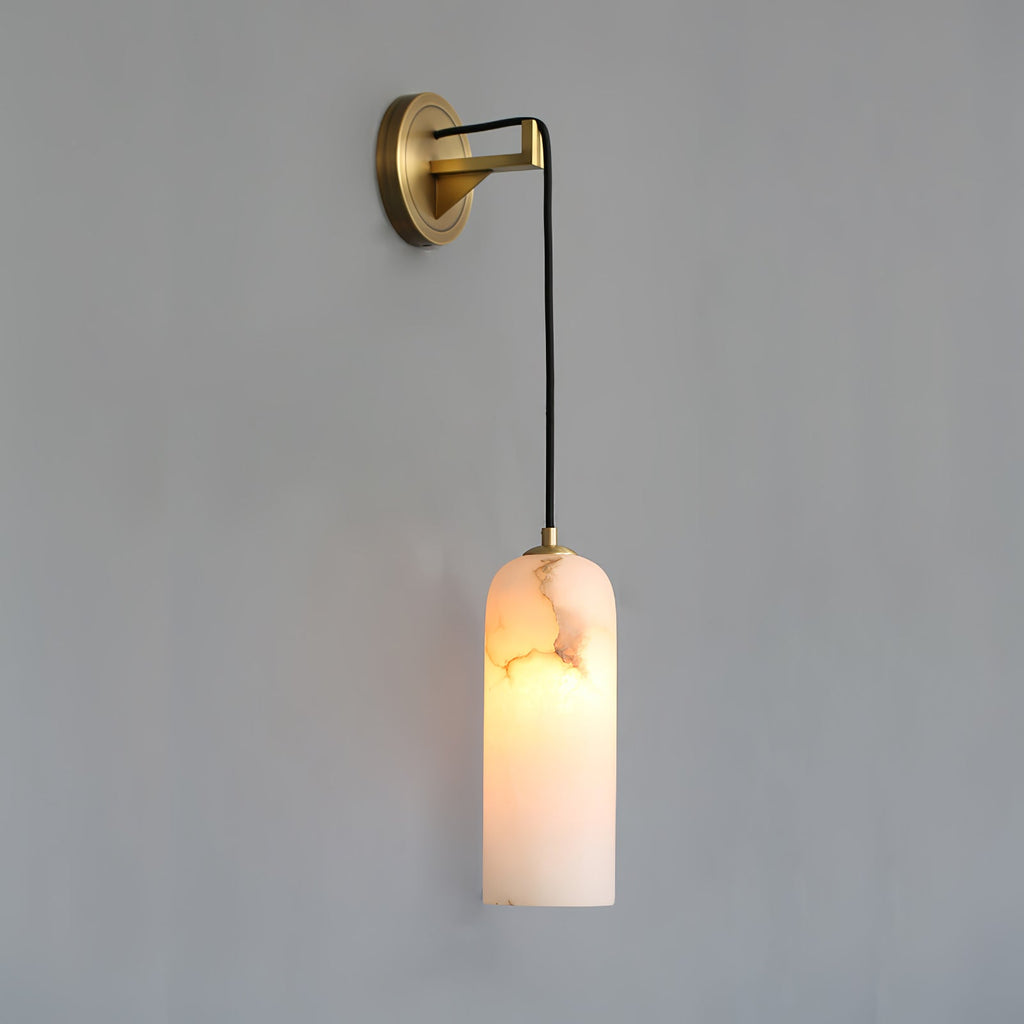Vaelara Pendant Alabaster Wall Light | ventumra
