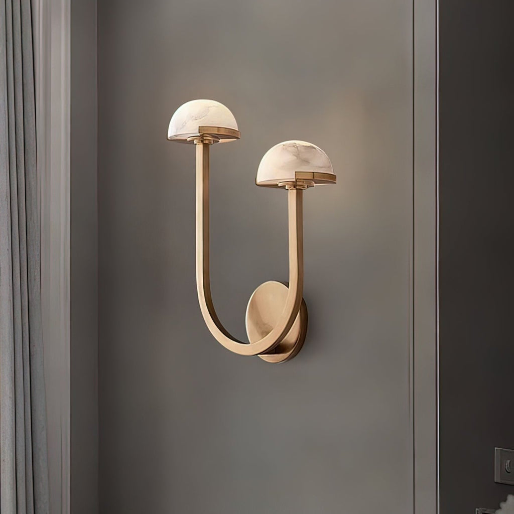 Lumora | Alabaster Mushroom Lamp For Bedroom Or Living Room