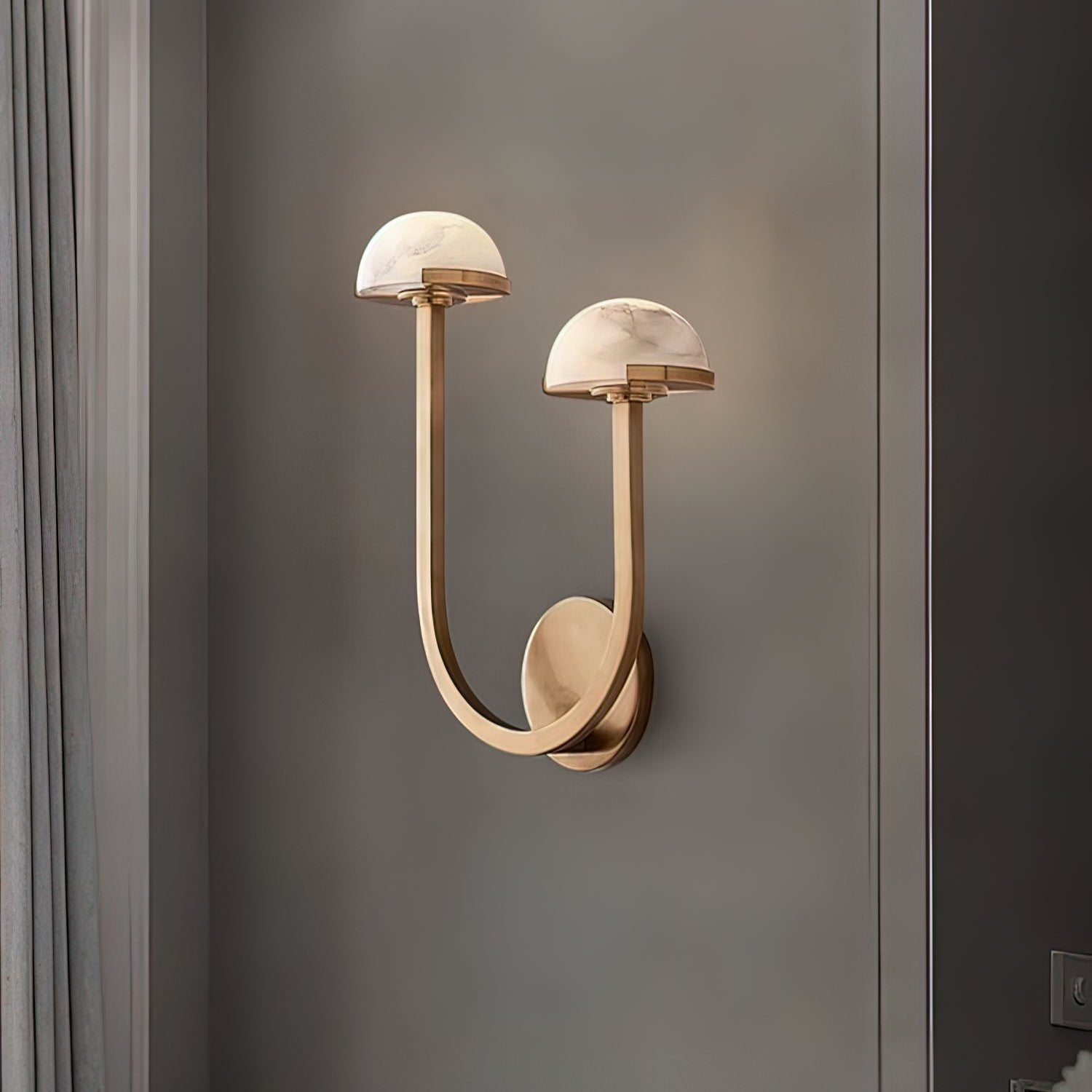 Lumora | Alabaster Mushroom Lamp For Bedroom Or Living Room