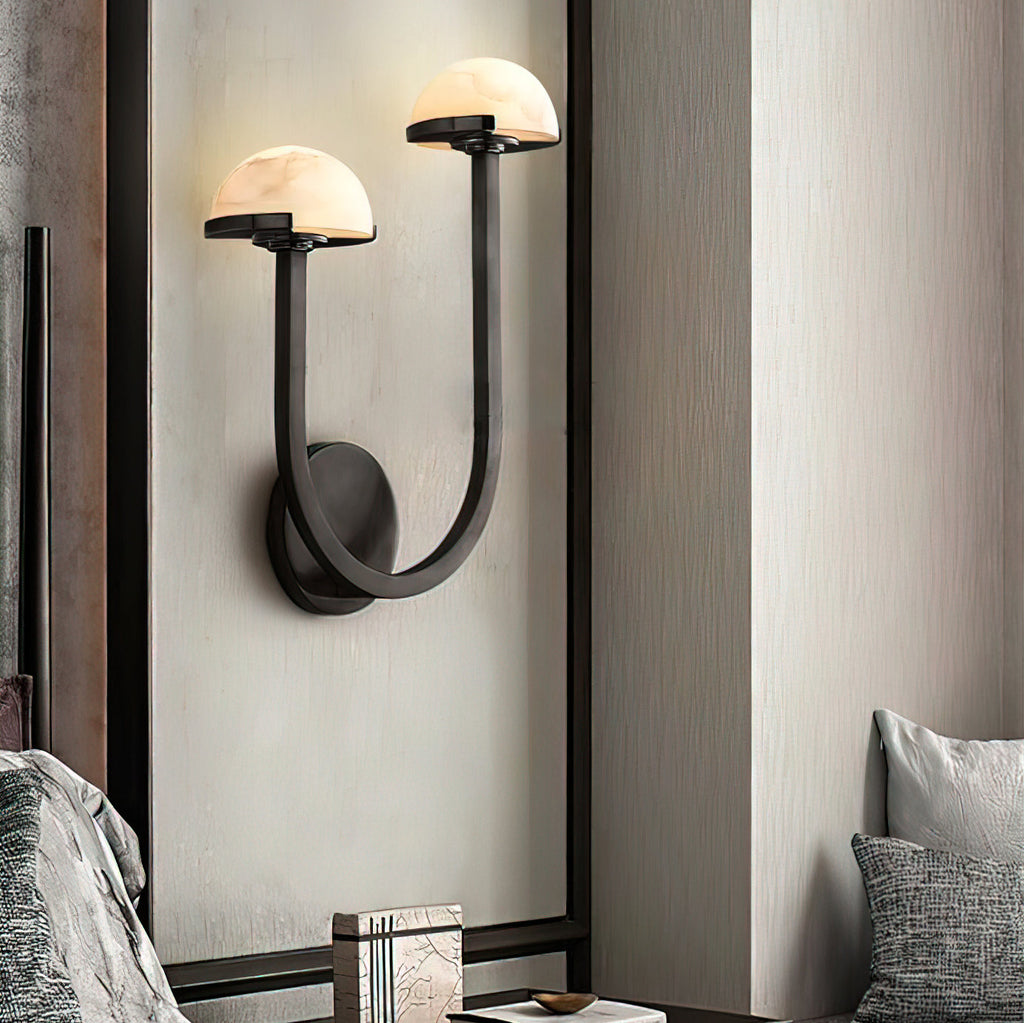Lumora | Alabaster Mushroom Lamp For Bedroom Or Living Room