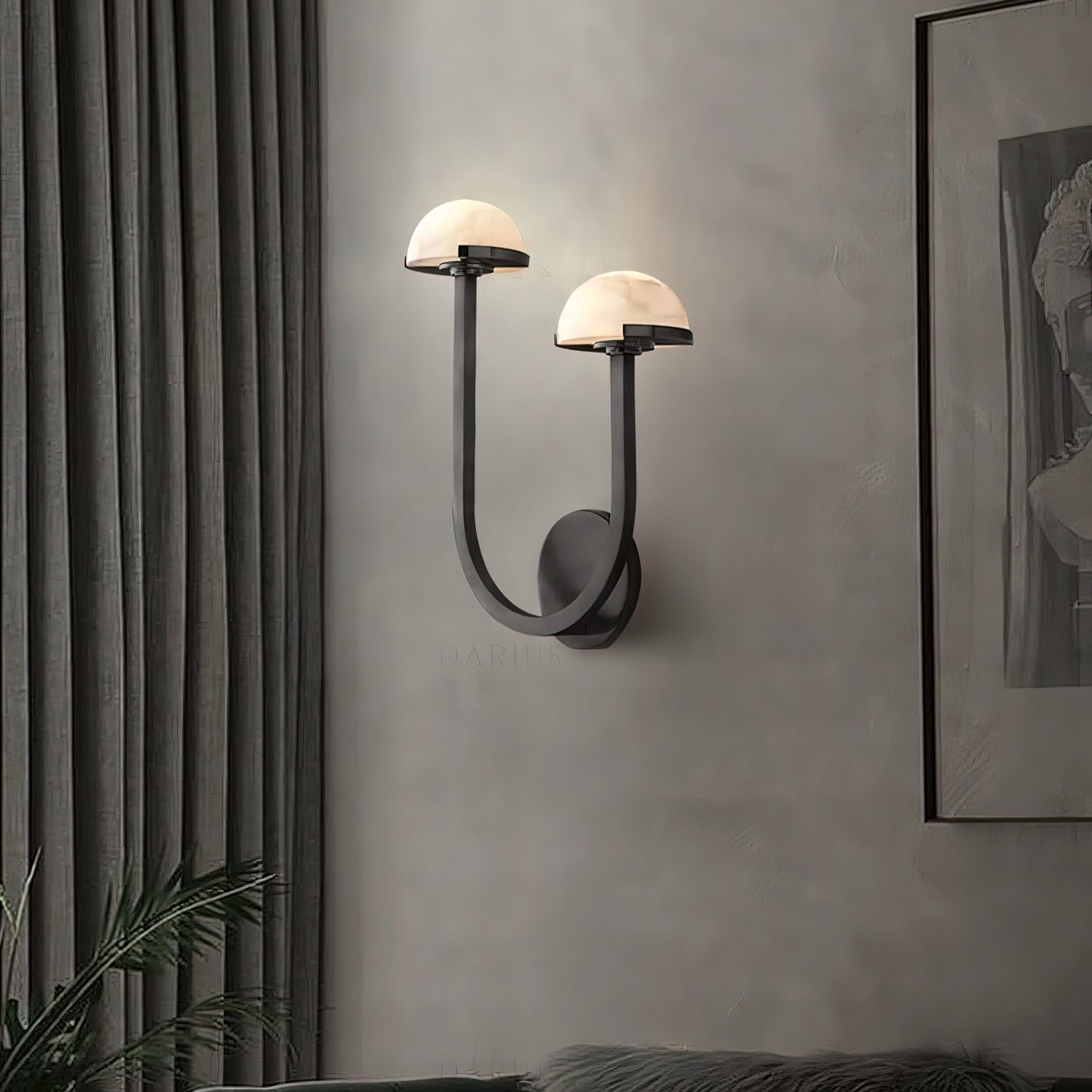 Lumora | Alabaster Mushroom Lamp For Bedroom Or Living Room