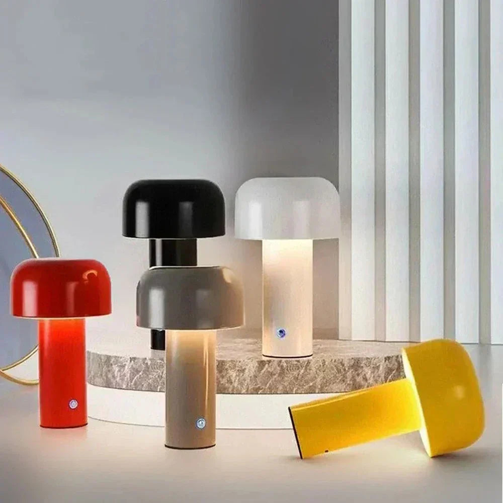 Mushroom Lamp Portable USB Rechargeable LED Light For Cozy Spaces | Ventumra