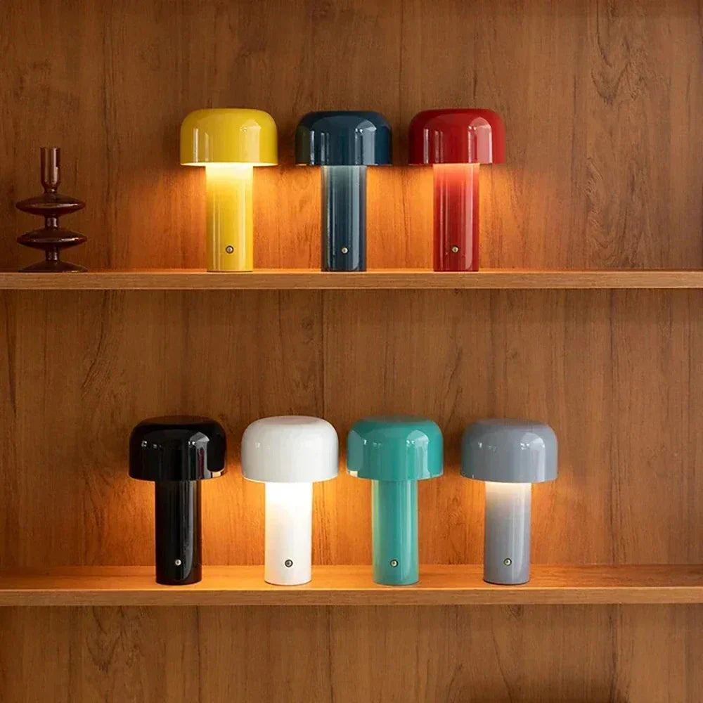 Mushroom Lamp Portable USB Rechargeable LED Light For Cozy Spaces | Ventumra
