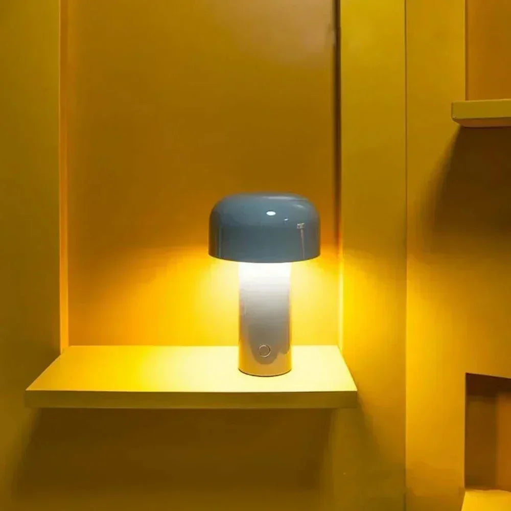 Mushroom Lamp Portable USB Rechargeable LED Light For Cozy Spaces | Ventumra