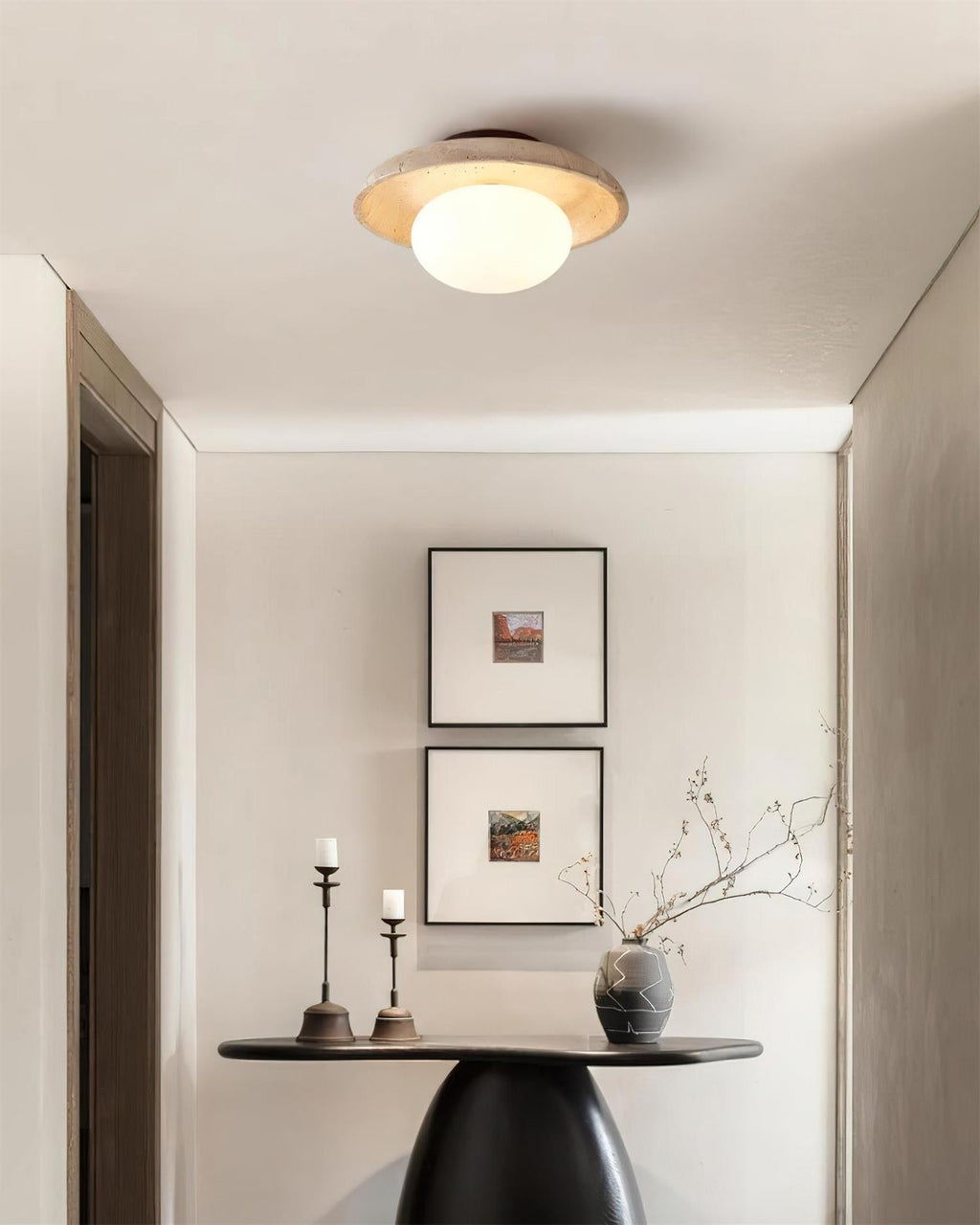 Mylie Travertine Ceiling Light | ventumra