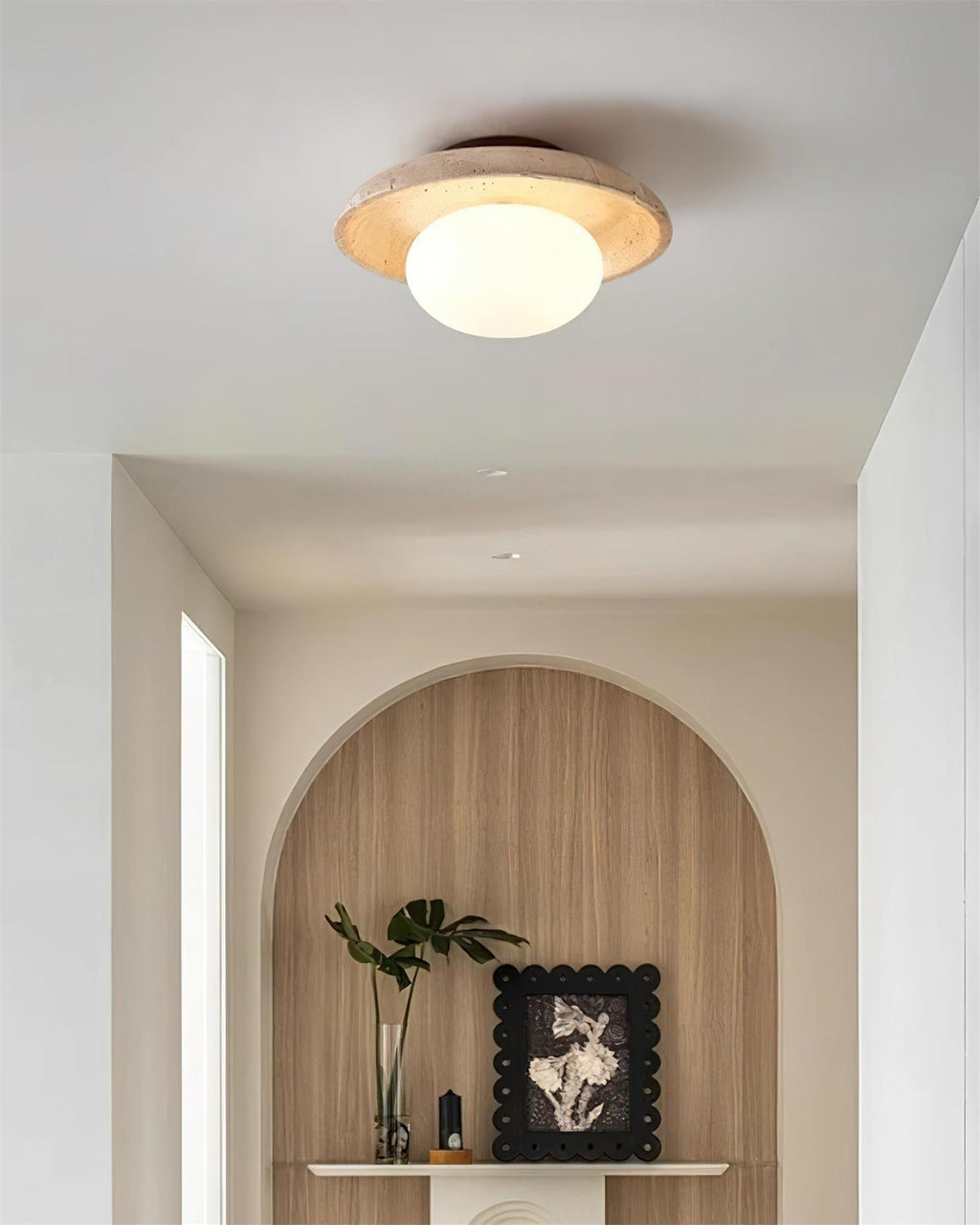 Mylie Travertine Ceiling Light | ventumra