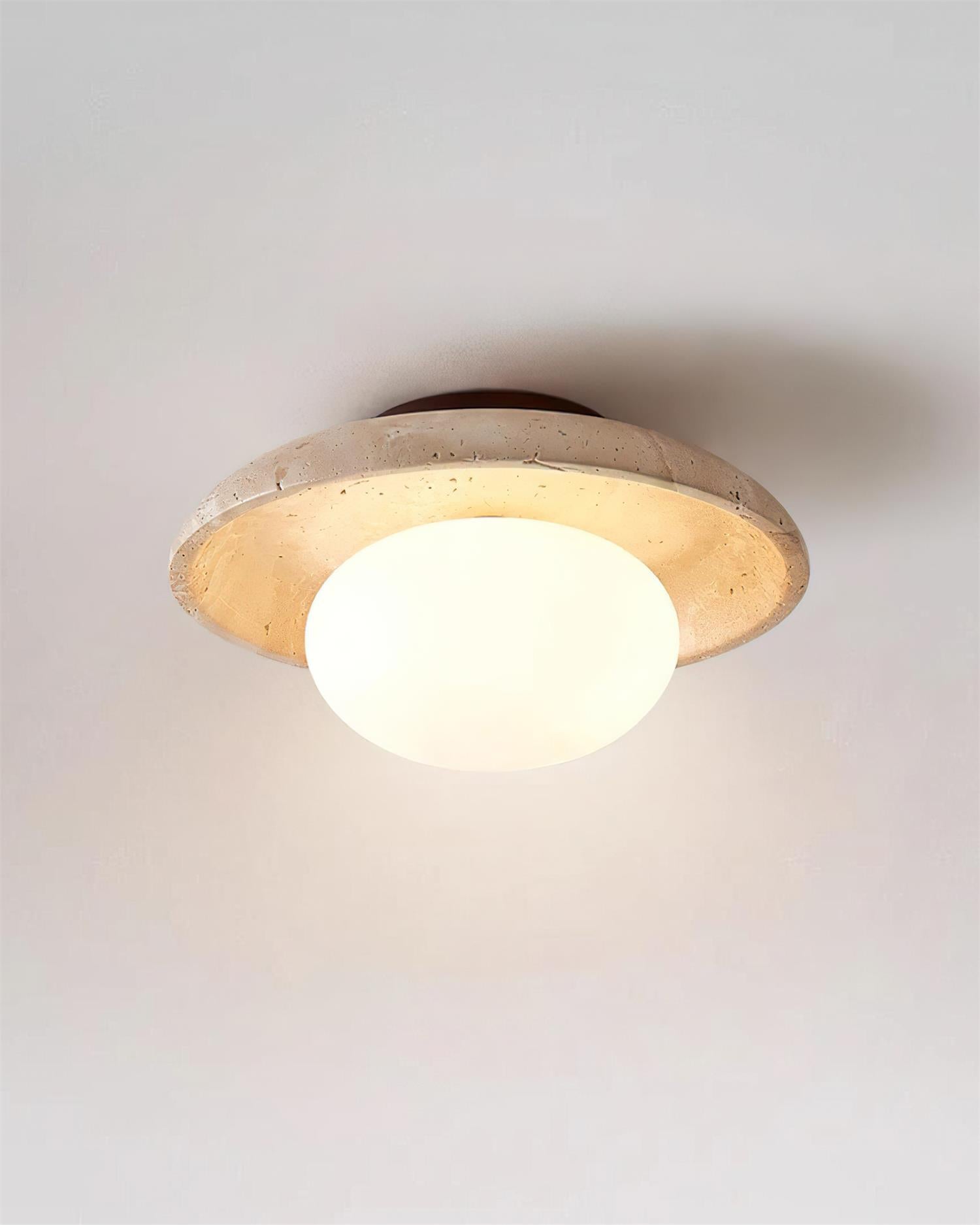 Mylie Travertine Ceiling Light | ventumra