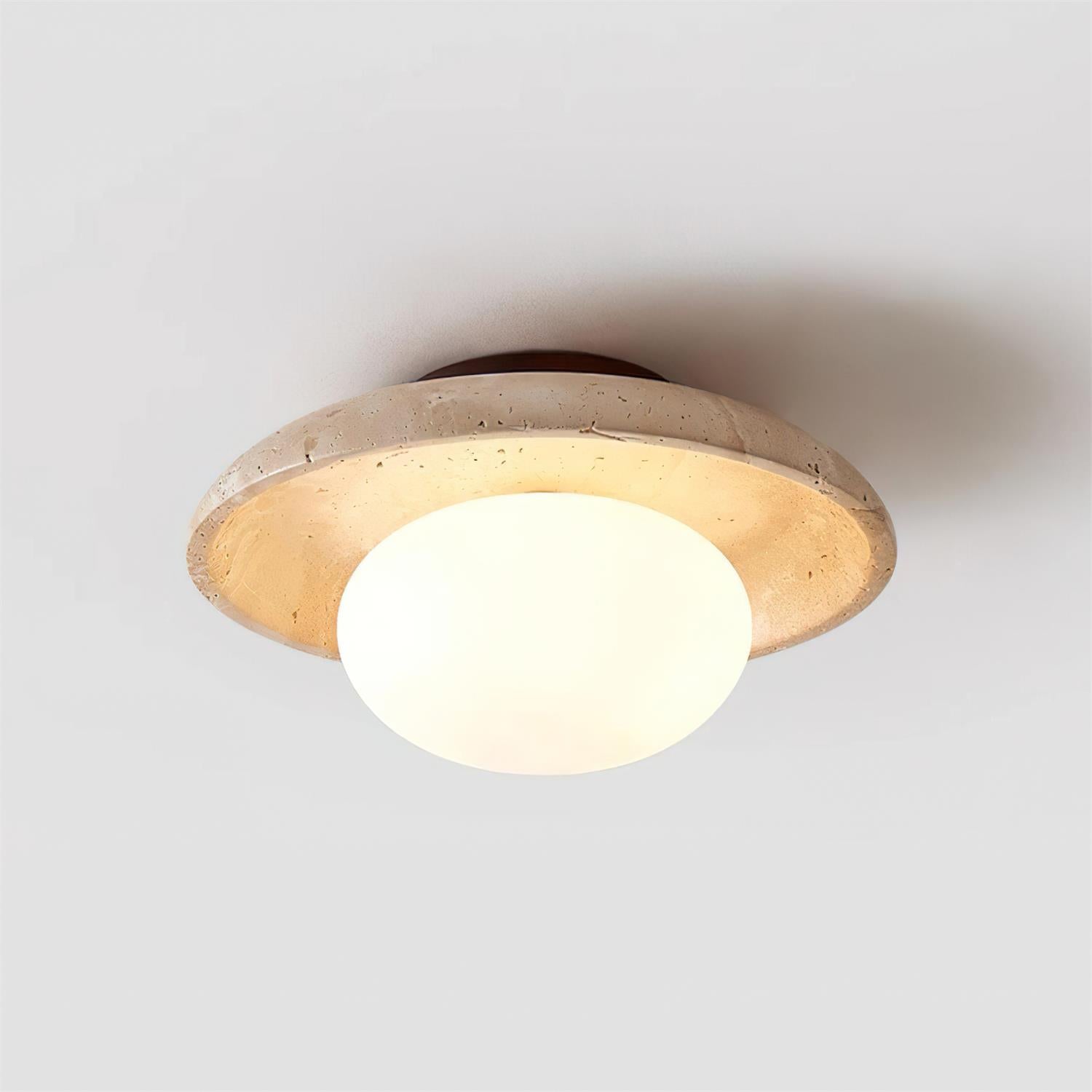 Mylie Travertine Ceiling Light | ventumra
