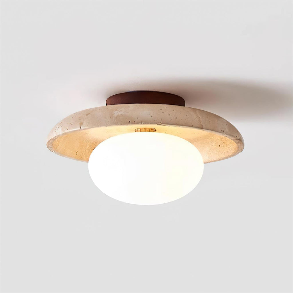 Mylie Travertine Ceiling Light | ventumra