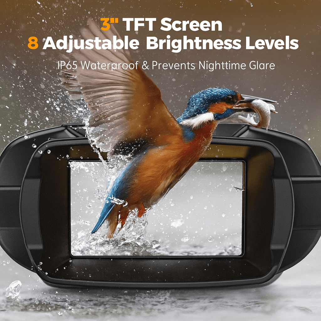 LumaScout 4K-Nachtsichtfernglas — 8-facher Zoom, UHD-Bildsensor