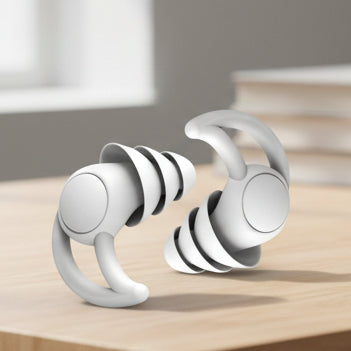 LumaSleep Tapones para los oídos de silicona suave — Ajuste personalizado y perfil ergonómico