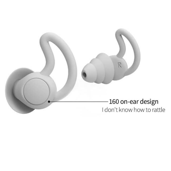 LumaSleep Tapones para los oídos de silicona suave — Ajuste personalizado y perfil ergonómico