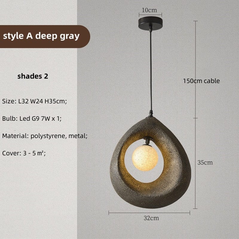 Lumexa Modern LED Pendant Light In Polystyrene Wall Light